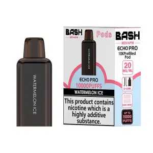 Watermelon Ice Bash Vape Echo Pro 10K Prefilled Pods